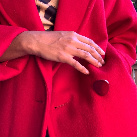 ❌SOLD❌ Red wool coat - Picture 8 of 8
